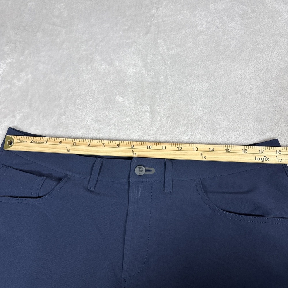 Public Rec Pants Mens 36x33 Blue Straight Performance Lightweight Stretch Tech - Picture 7 of 9